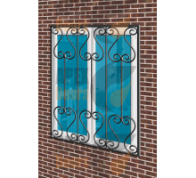 Дутая ажурная решетка модель №34